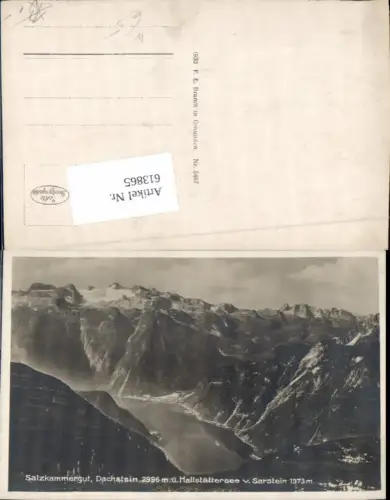 613865,Salzkammergut Dachstein Alt Aussee Grundlsee v. Sarstein pub Brandt 5487