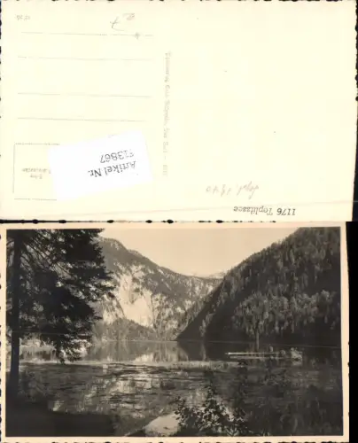 613867,Foto-AK Toplitzsee bei Grundlsee Aussee 1940