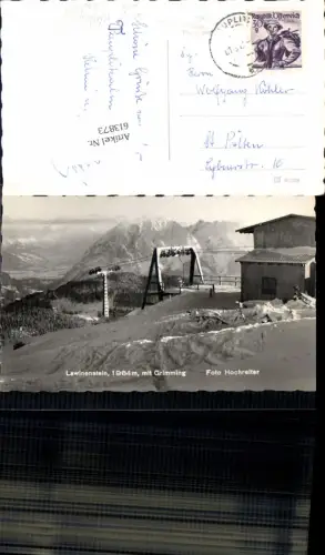 613873,Lawinenstein bei Liezen Tauplitz Mitterndorf pub Hochreiter