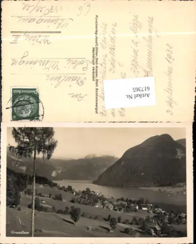 617365,seltene Foto-AK Grundlsee Alt Aussee pub Josef Lökher Bad Aussee