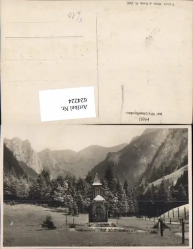 624224,Foto-AK Höll bei Weichselboden Kapelle pub J. Kuss