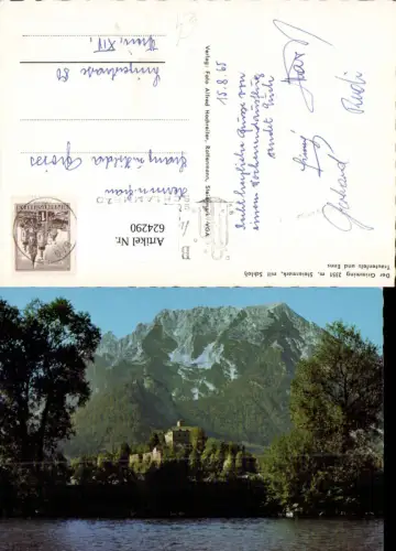 624290,Der Grimming m. Schloss Trautenfels Stainach-Pürgg u. Enns