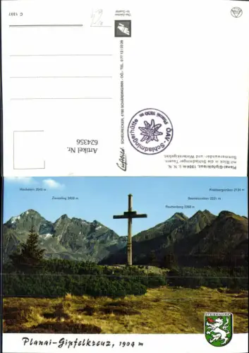 624356,Schladming Planai-Gipfelkreuz Kreuz Planai m. Schladminger Tauern