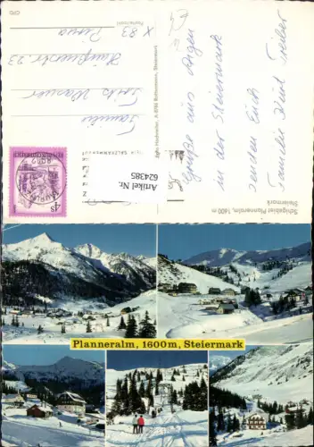 624385,Mehrbild Ak Irdning-Donnersbachtal Planneralm Schigebiet Wintersport