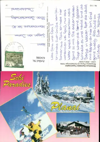 624386,Mehrbild Ak Schladming Planai Willis Hütte Wintersport