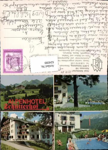 624399,Mehrbild Ak Schladming Rohrmoos Hotel Schütterhof Freibad