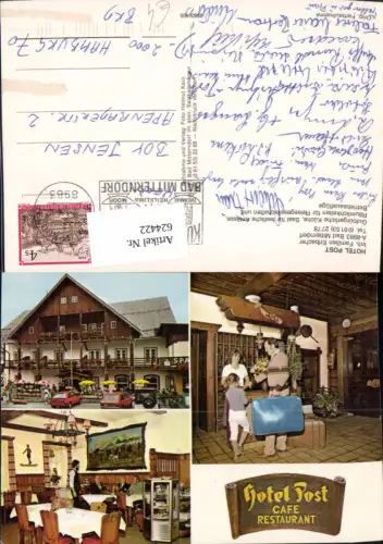 624422,Mehrbild Ak Bad Mitterndorf Hotel Post VW Golf