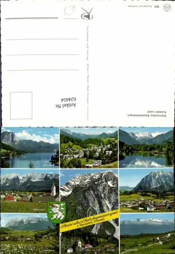 624454,Mehrbild Ak Ausseer Land Grundlsee Tauplitz Pürgg