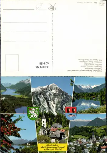 624456,Mehrbild Ak Ausseer Land Toplitzsee Grundlsee Pürgg m. Grimming