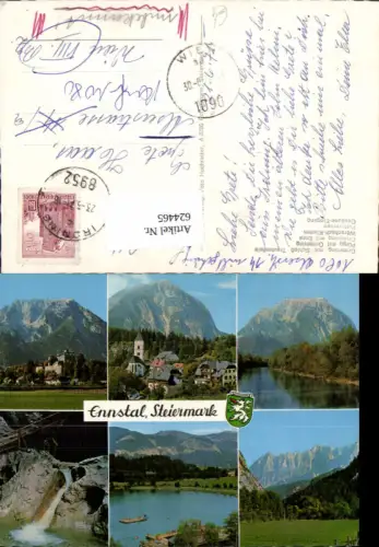 624465,Mehrbild Ak Ennstal Pürgg m. Grimming Wörschach Wörschachklamm