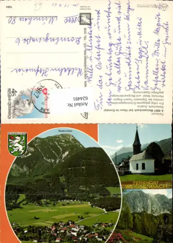 624491,Mehrbild Ak Weissenbach Weißenbach b. Haus i. Ennstal