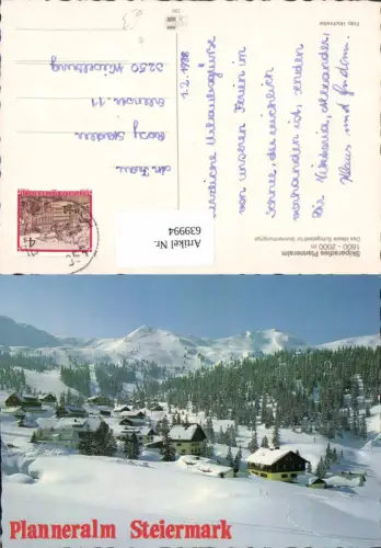 639994,Planneralm Winteransicht Irdning-Donnersbachtal