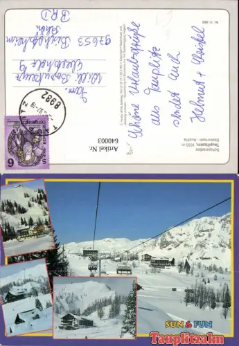 640003,Mehrbild Ak Tauplitzalm Wintersport Tauplitz Bad Mitterndorf