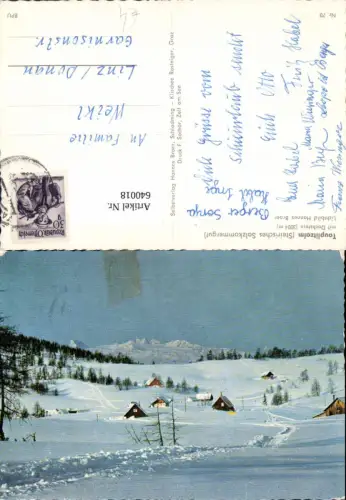 640018,Tauplitzalm Tauplitz Bad Mitterndorf mit Dachstein Winteransicht