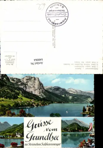 640064,Mehrbild Ak Grundlsee Ansichten