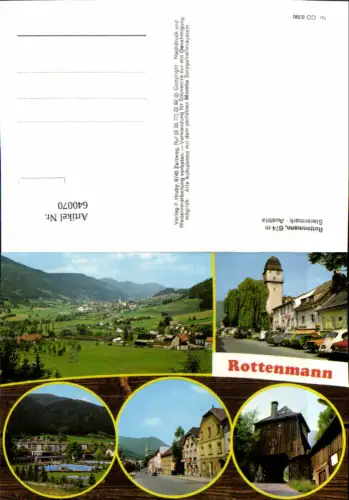 640070,Mehrbild Ak Rottenmann Ansichten