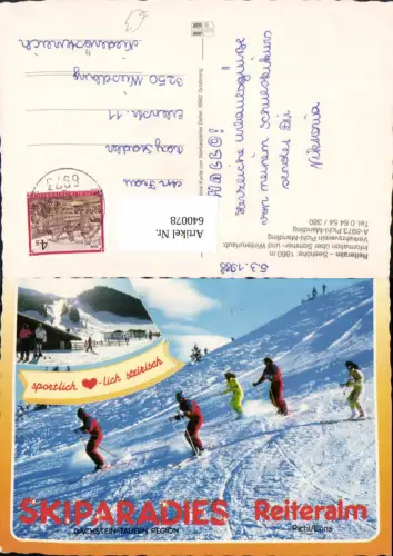 640078,Mehrbild Ak Schladming Reiteralm Pichl Mandling