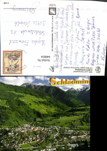 640834,Schladming m. Blick geg. Rohrmoos-Untertal