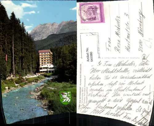 641080,Bad Mitterndorf Kurhotel Bad Heilbrunn m. Grimming