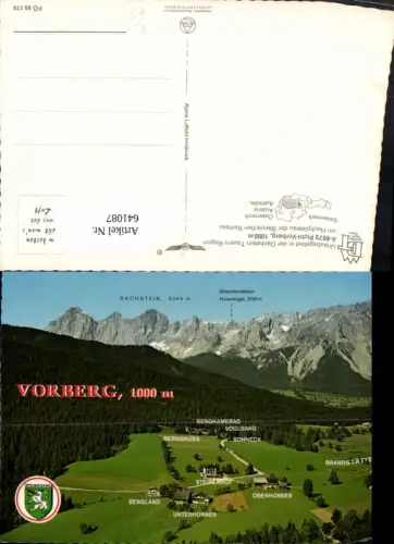 641087,Pichl-Vorberg Vorberg Schladming pub Alpine Luftbild FÖ 65174