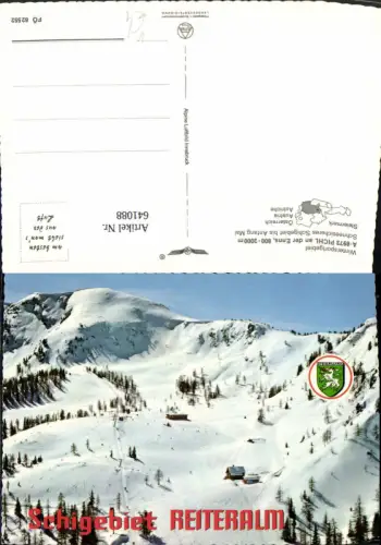 641088,Schladming Pichl a. d. Enns Wintersport Reiteralm pub Alpine Luftbild FÖ 62552