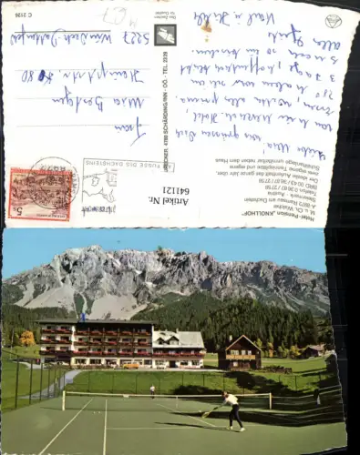 641121,Ramsau a. Dachstein Hotel Pension Knollhof Tennis VW Bus