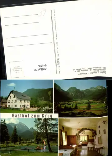 641187,Mehrbild Ak Wildalpen Gasthof Pension zum Krug