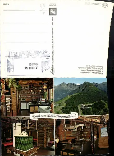 641191,Mehrbild Ak Schladming Planaistüberl Tauernblick