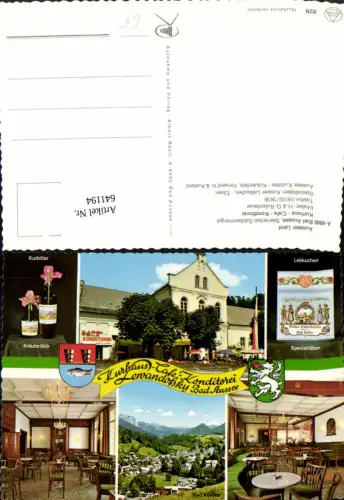 641194,Mehrbild Ak Bad Aussee Kurhaus Cafe Lewandofsky