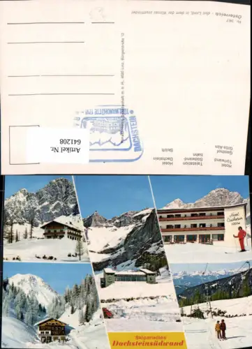 641208,Mehrbild Ak Dachsteinsüdwand Hotel Dachstein Wintersport Ramsau a. Dachstein
