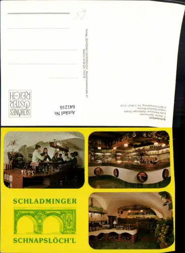 641216,Mehrbild Ak Schladming Schnapslöchl Bar