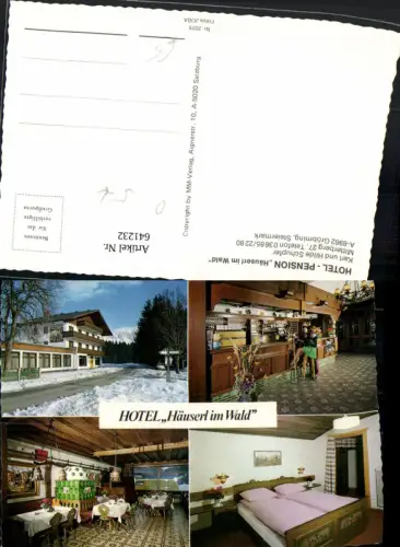 641232,Mehrbild Ak Gröbming Hotel Pension Häuserl im Wald