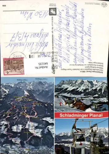 641235,Mehrbild Ak Schladming Planai Wintersport Seilbahn Gondel