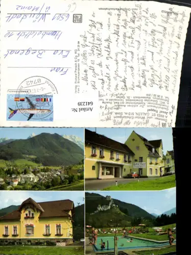 641239,Mehrbild Ak St Gallen Gasthof Rappel Sankt Gallen