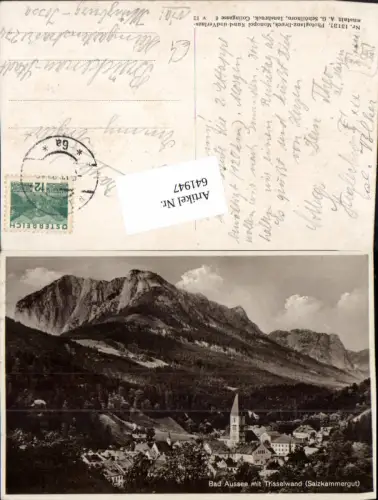 641947,Bad Aussee m. Trisselwand Salzkammergut