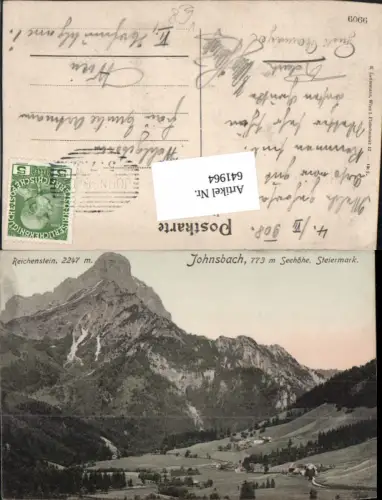 641964,Johnsbach im Gesäuse bei Admont Gstatterboden pub Ledermann 9909