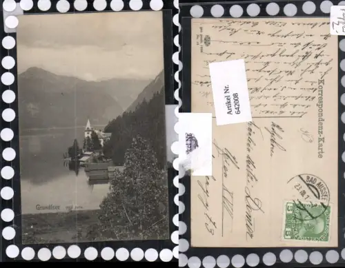 642008,Grundlsee Villa Jurie Aussee 1906