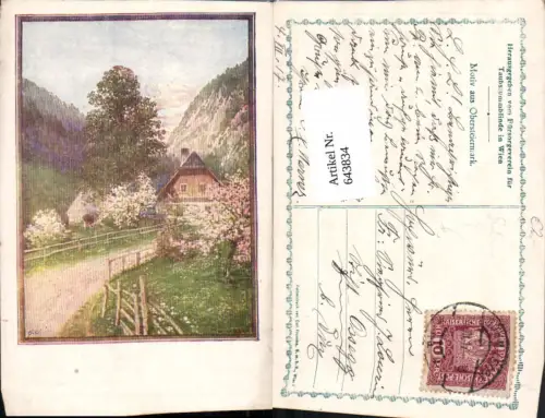 643834,Künstler AK R. Moser Obersteiermark Gröbming Liezen Rottenmann