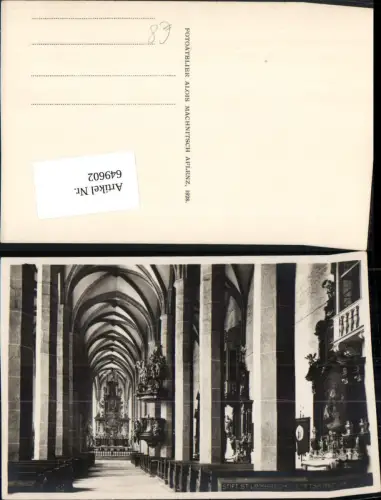 649602,Stift Lambrecht Stiftskirche pub Fotoatelier Alois Machnitsch Aflenz
