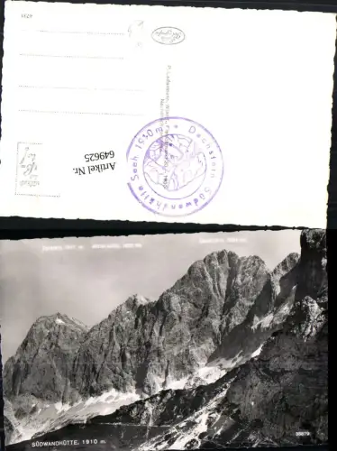 649625,Foto Ak Südwandhütte Ramsau am Dachstein