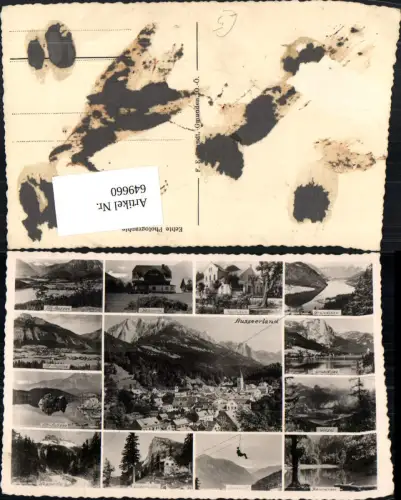 649660,Mehrbild Ak Ausseerland Altaussee Grundlsee Kurhaus Gössel
