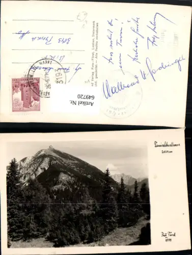 649720,Foto Ak Tamischbachturm Hieflau Gesäuse pub Fritz Fürst 1588