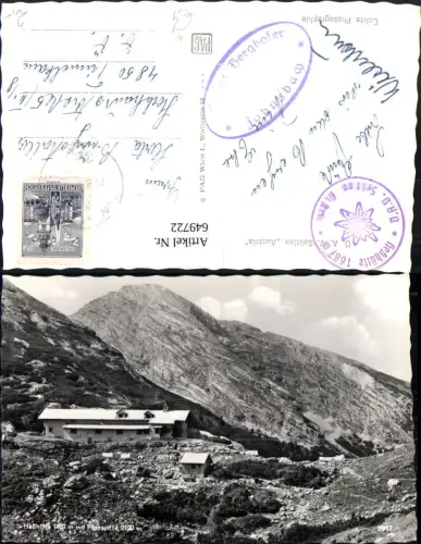 649722,Foto Ak Hesshütte m. Planspitze Johnsbach