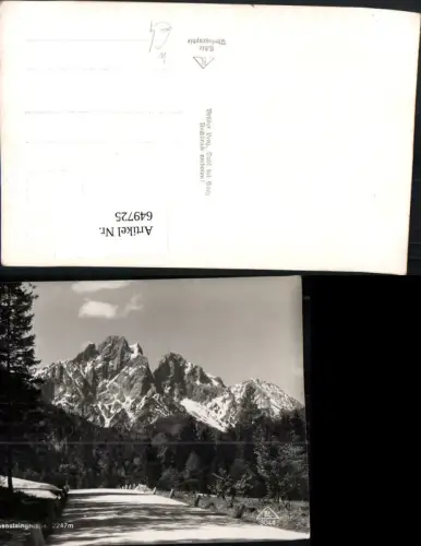 649725,Foto Ak Gesäusestraße Reichensteingruppe Johnsbach Hieflau Admont