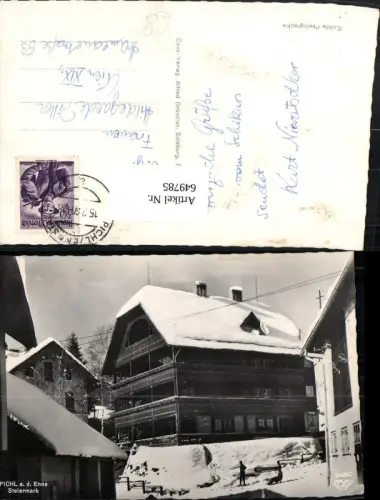 649785,Foto Ak Pichl a. d. Enns Wintersport Schladming Pichl-Preunegg