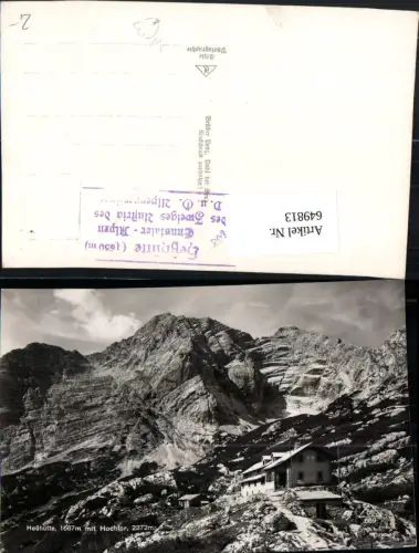 649813,Foto Ak Hesshütte m. Hochtor Johnsbach