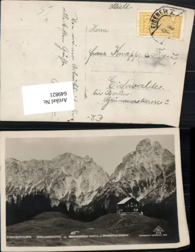 649821,Foto Ak Mödlingerhütte Mödlinger Hütte Reichenstein Johnsbach