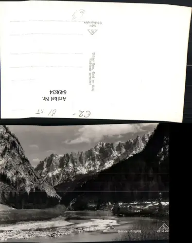 649834,Foto Ak Gesäuse Eingang Admont