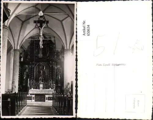 650634,Foto Ak Schladming Kirche Inneres pub Foto Landl