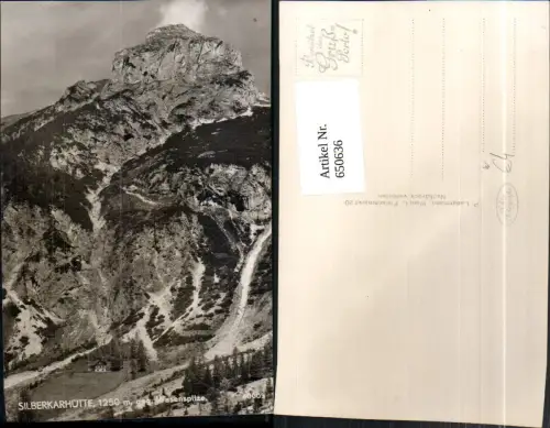 650636,Foto Ak Silberkarhütte geg. Wasenspitze Ramsau am Dachstein